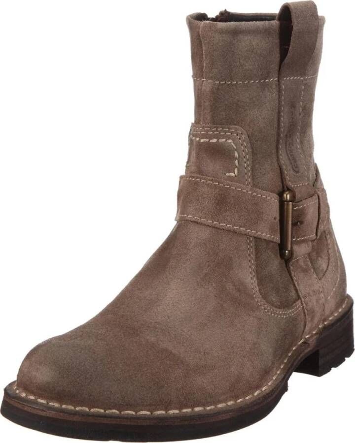 camel active Grijze 'Gaucho' Enkellaars Gray Heren