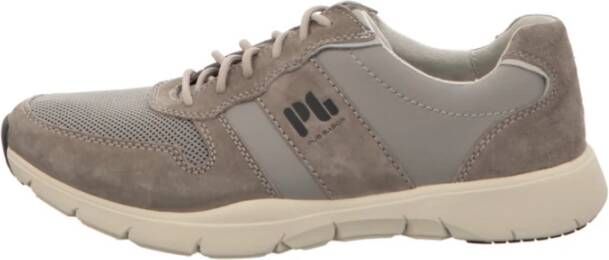 camel active Velours Veterschoenen Gray Heren