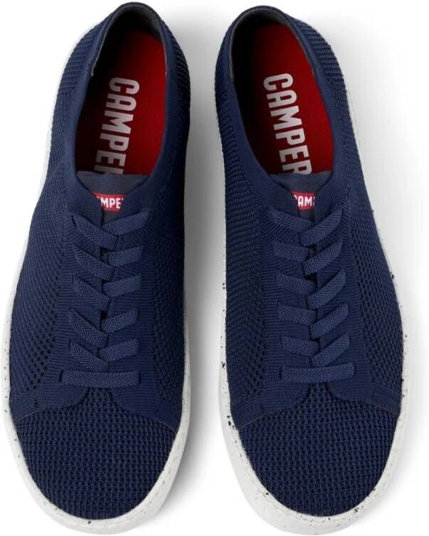 Camper Blauwe Sportieve Sneakers met Elastische Veters Blue Heren