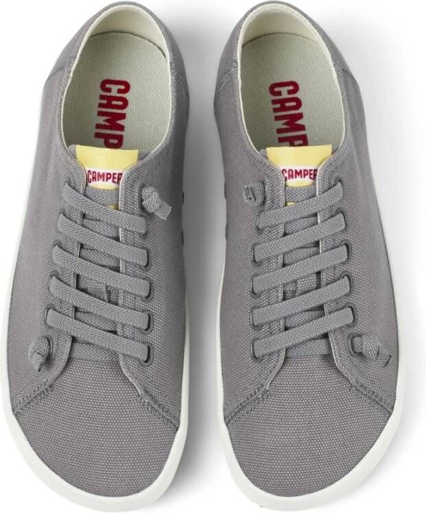 Camper Casual Grijze Sneakers Elastische Veters Gray Heren