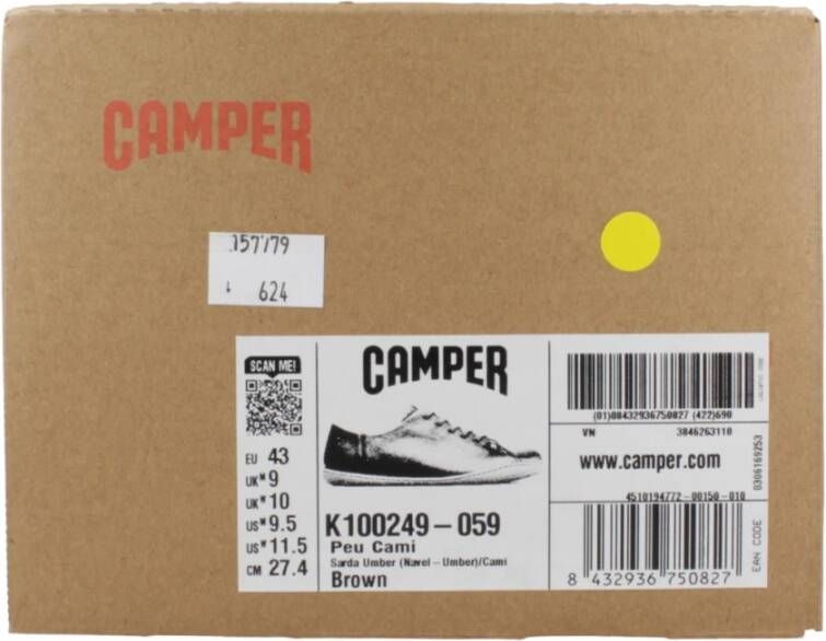 Camper Casual Sneakers voor Dagelijks Gebruik Brown Heren