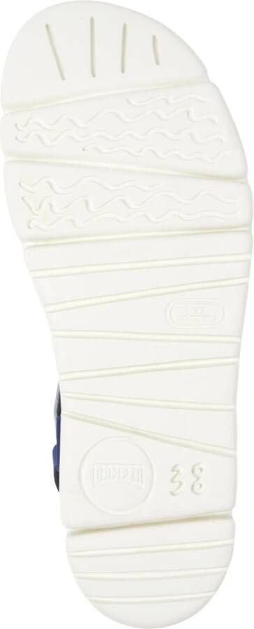 Camper Flat Sandals Blauw Dames