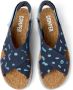 Camper Stijlvolle Nubuck Sandalen Blue Dames - Thumbnail 4