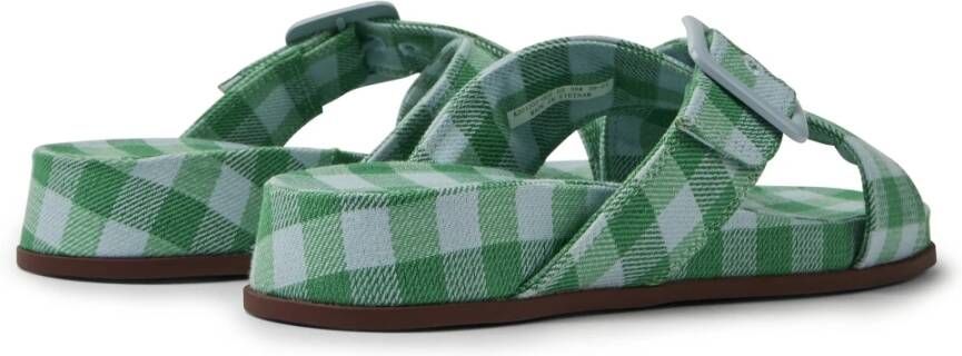 Camper Flat Sandals Groen Dames