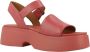 Camper Stijlvolle Platte Sandalen Red Dames - Thumbnail 8