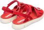 Camper Oruga Platte Leren Sandalen Red Dames - Thumbnail 5