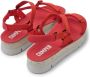 Camper Verhoog je zomerse stijl met Oruga Up-sandalen Red Dames - Thumbnail 5