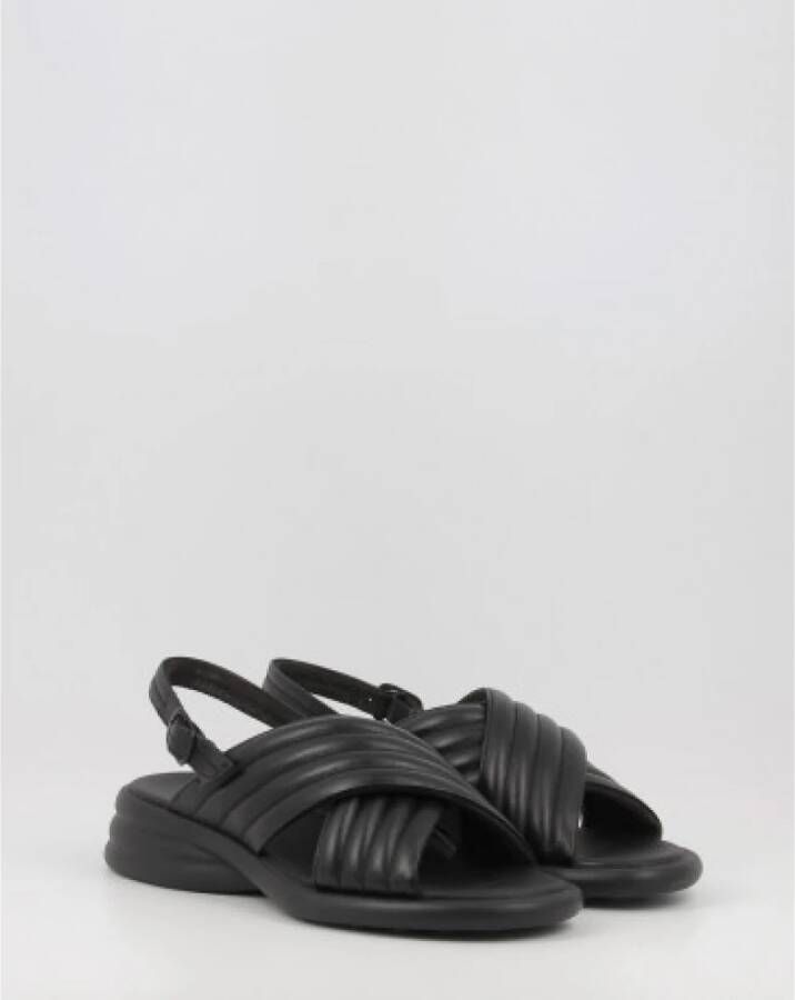 Camper Flat Sandals Zwart Dames