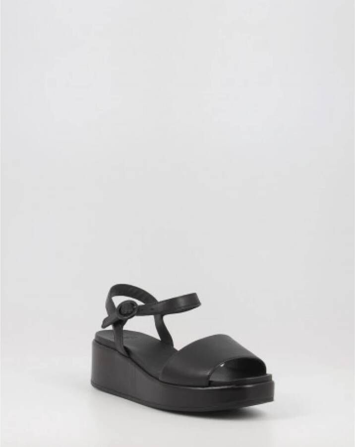 Camper Flat Sandals Zwart Dames