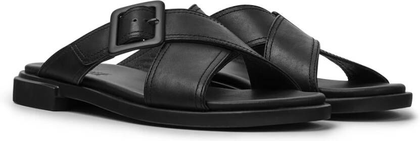 Camper Flat Sandals Zwart Dames