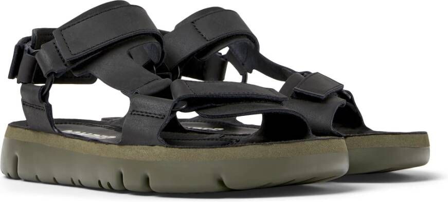 Camper Flat Sandals Zwart Heren