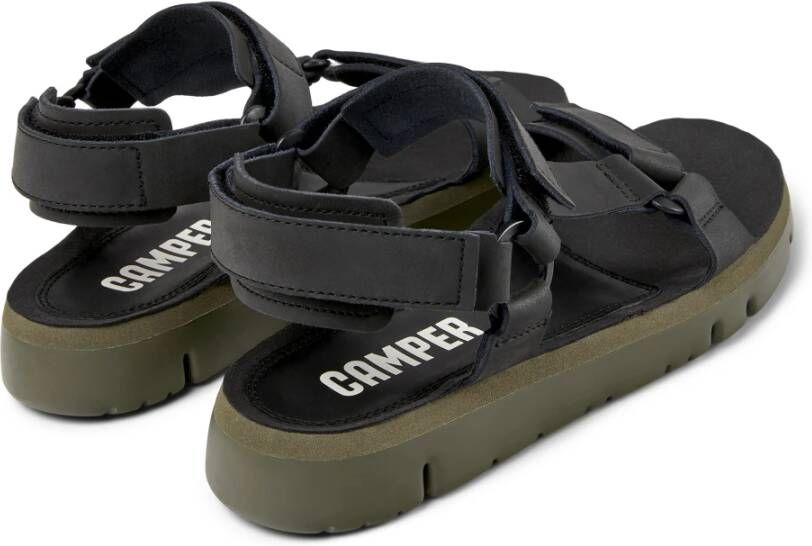 Camper Flat Sandals Zwart Heren