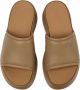 Camper Gedurfde Leren Plateau Sandalen Brown Dames - Thumbnail 5