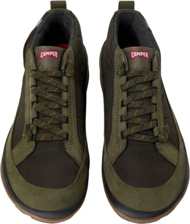 Camper Groene Casual Leren Herenlaarzen Green Heren