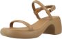 Camper High Heel Sandals Brown Dames - Thumbnail 2