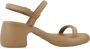 Camper High Heel Sandals Brown Dames - Thumbnail 4