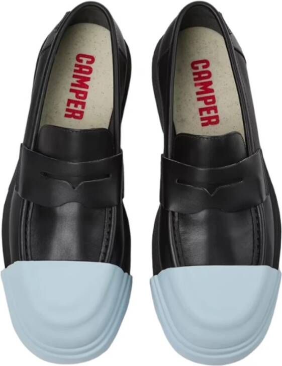 Camper Junction Leren Platte Schoenen Black Heren