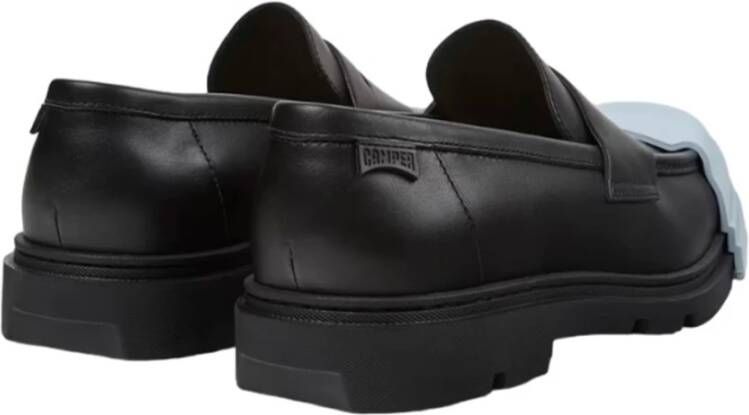 Camper Junction Leren Platte Schoenen Black Heren