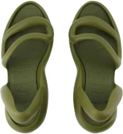 Camper Leather sandals Green Dames