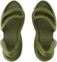 Camper Leather sandals Green Dames - Thumbnail 4