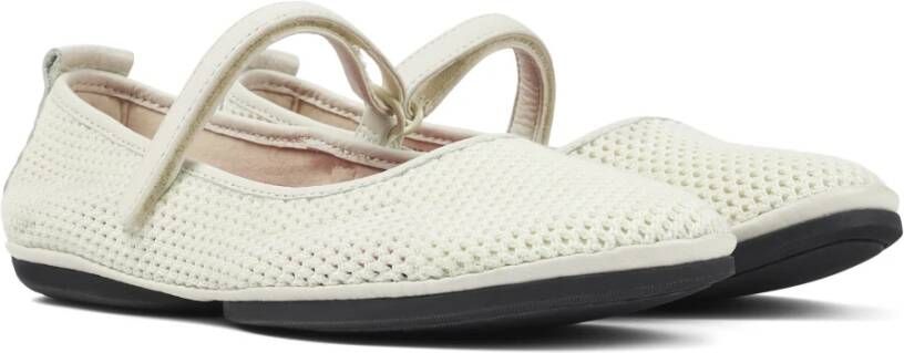 Camper Nina Right Ballerina White Dames