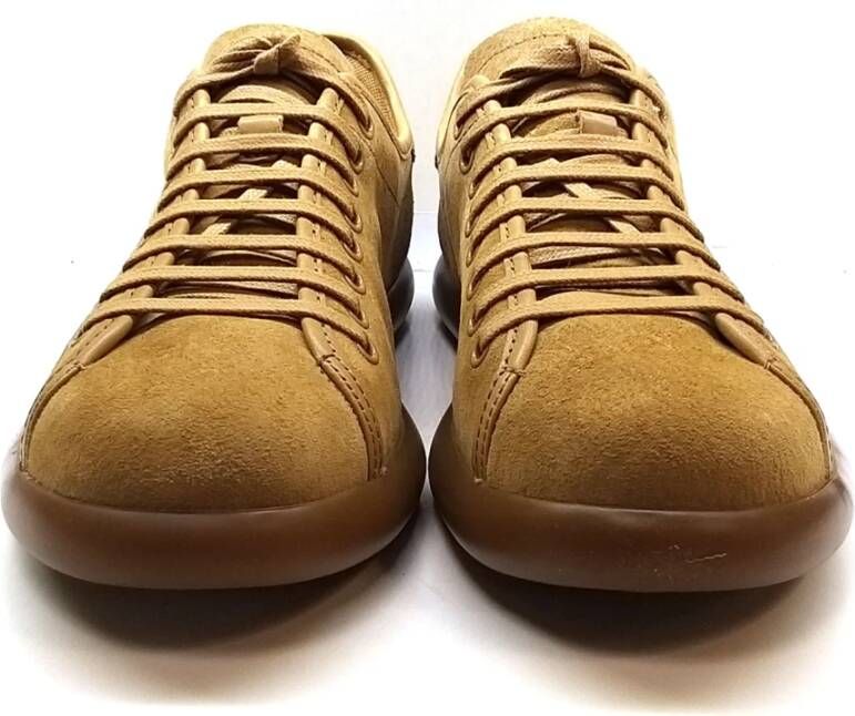 Camper Nubuck Beige Zap met Elotas Soller Zool Brown Heren