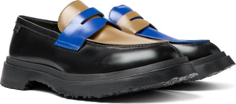 Camper Mismatched Twins Loafers Black Heren