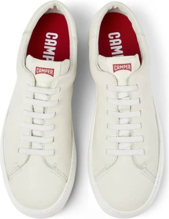 Camper Witte Natuurlijke Vrijetijdssneakers White Heren