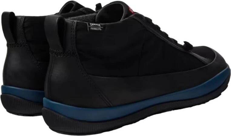 Camper Zwarte Casual Leren Herenlaarzen Black Heren