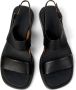 Camper Zwarte platte sandalen voor vrouwen Black Dames - Thumbnail 15