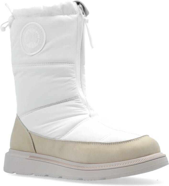 Canada Goose Sneeuwlaarzen met Cypress logo White Dames