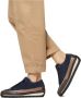 Candice Cooper Buffed leather and suede sneakers Janis Strip Chic Blue Dames - Thumbnail 2