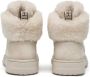 Candice Cooper Leather and shearling ankle sneakers Vela MID FUR Beige Dames - Thumbnail 3