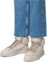 Candice Cooper Leather and shearling ankle sneakers Vela MID FUR Beige Dames - Thumbnail 6