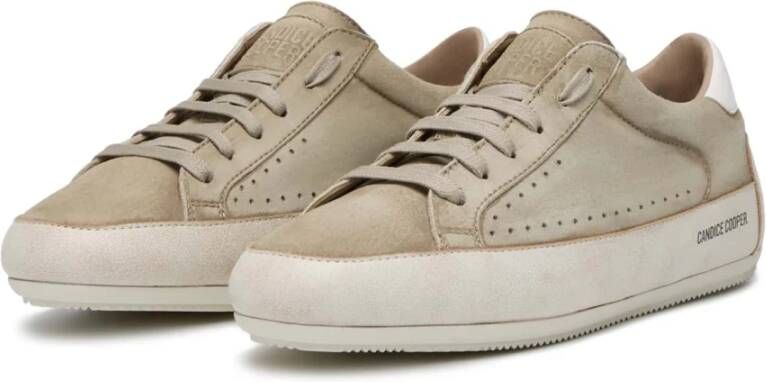 Candice Cooper Leather and suede sneakers Dafne F Beige Dames