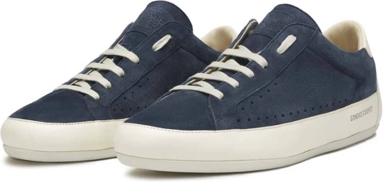 Candice Cooper Leather and suede sneakers Danny Blue Heren