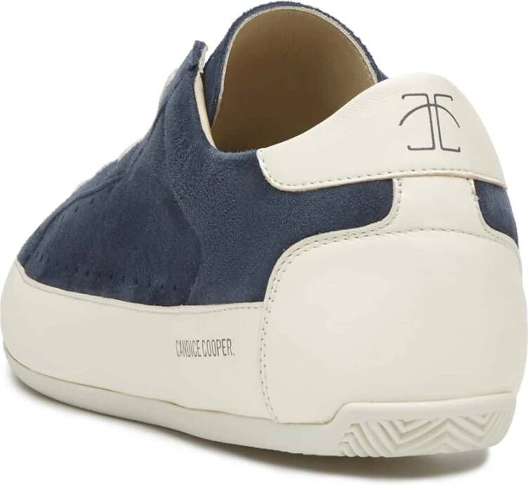 Candice Cooper Leather and suede sneakers Danny Blue Heren