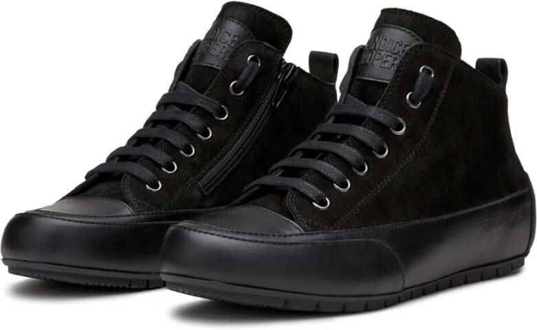 Candice Cooper Leather and suede sneakers MID Black Dames