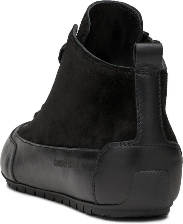 Candice Cooper Leather and suede sneakers MID Black Dames