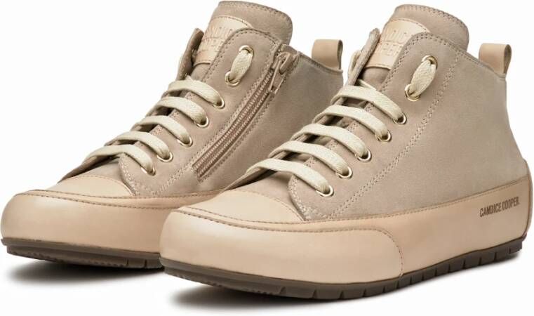 Candice Cooper Leather and suede sneakers MID Gray Dames