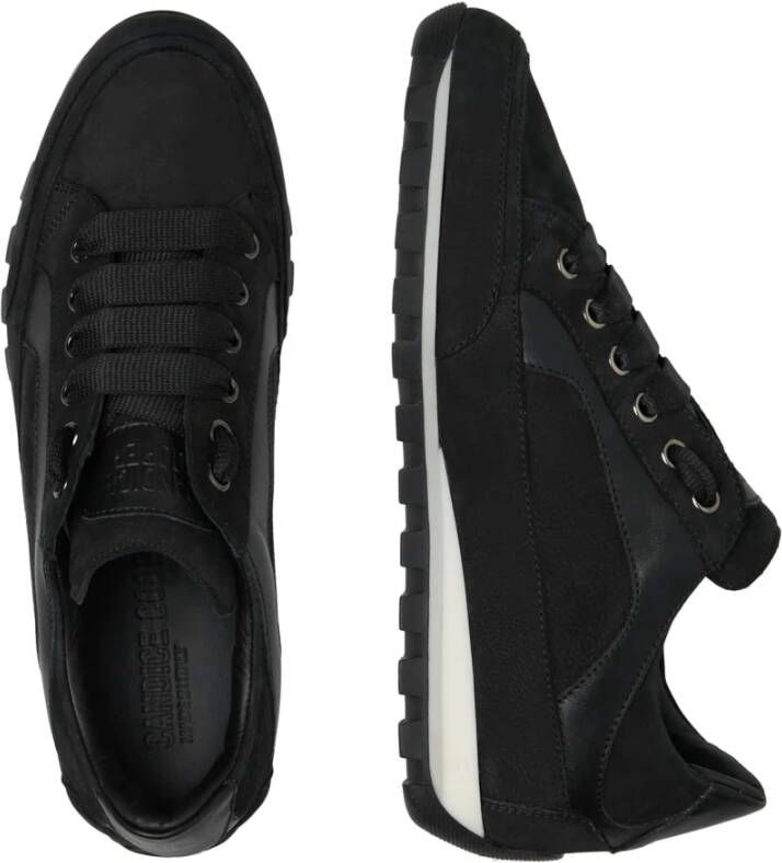 Candice Cooper Leather and suede sneakers Runlo Flash Track Black Dames