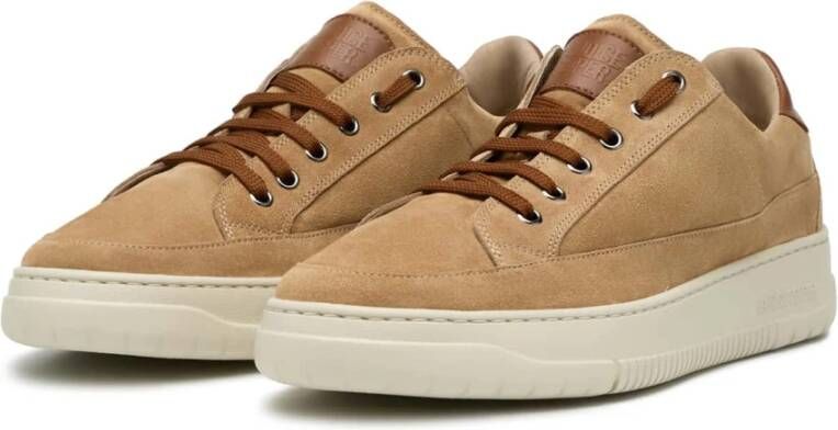 Candice Cooper Leather and suede sneakers Vito 06 Brown Heren