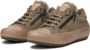 Candice Cooper Leather and suede sneakers with zip Rock Deluxe ZIP FUR Green Dames - Thumbnail 9