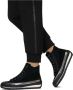 Candice Cooper Leather and velour ankle sneakers Janis Strip Plus Chic Black Dames - Thumbnail 2