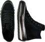 Candice Cooper Leather and velour ankle sneakers Janis Strip Plus Chic Black Dames - Thumbnail 3