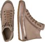 Candice Cooper Leather and velour ankle sneakers Janis Strip Plus Chic Brown Dames - Thumbnail 3