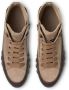 Candice Cooper Leather and velour ankle sneakers Janis Strip Plus Chic Gray Dames - Thumbnail 4