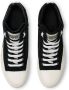 Candice Cooper Leather and velour ankle sneakers Rock Patch Plus Black Dames - Thumbnail 4