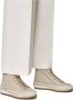 Candice Cooper Leather ankle sneaker Janis Strip Plus Chic FUR Beige Dames - Thumbnail 6