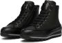 Candice Cooper Leather ankle sneaker Janis Strip Plus Chic FUR Black Dames - Thumbnail 2